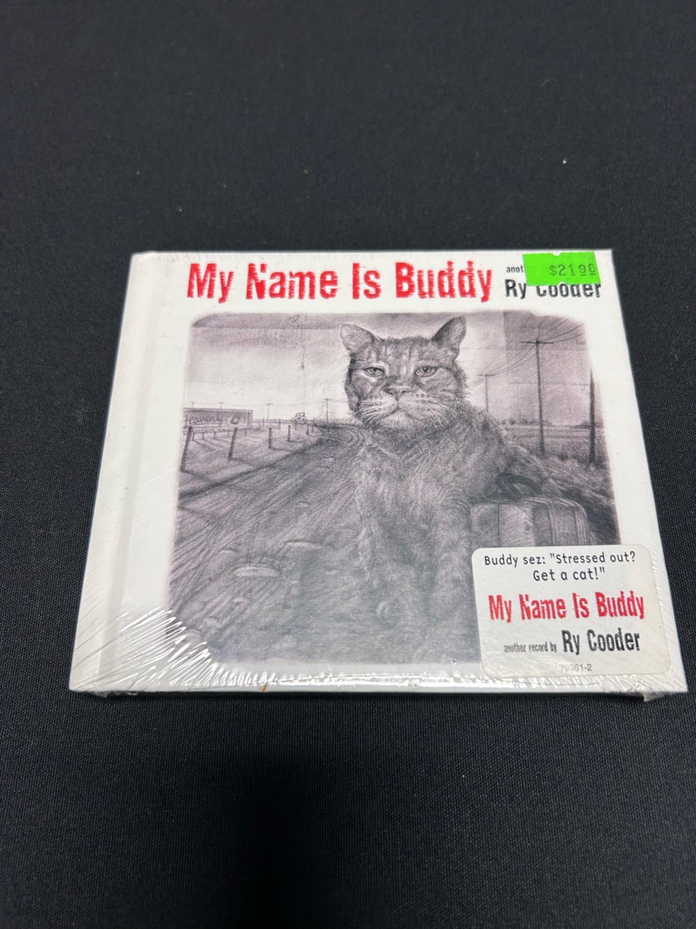 My Name Is Buddy by Ry Cooder CD + Hype Sticker Mar-2007 Nonesuch USA Sealed
